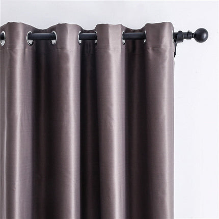 Verdunkelungsvorhang mit Ösen in Braun