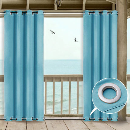 Outdoor Ösenvorhang Poncirier für Balkon