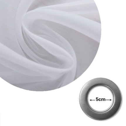 Leichter Outdoor Vorhang transparent mit Ösen