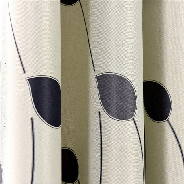 Moderner Dekovorhang Dao mit Blattmuster