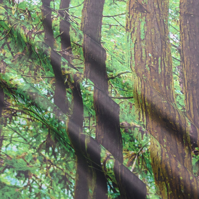 Outdoor Vorhang mit Wald Motiv Druck