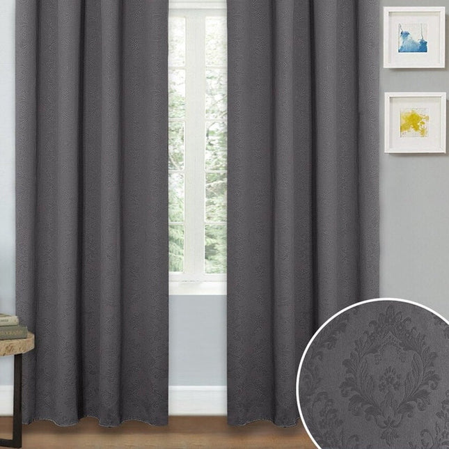 Verdunkelungsvorhang mit elegantem Jacquard-Muster