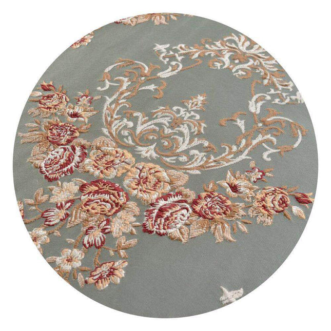 Jacquard Verdunkelungsvorhang mit floralem Barockmuster