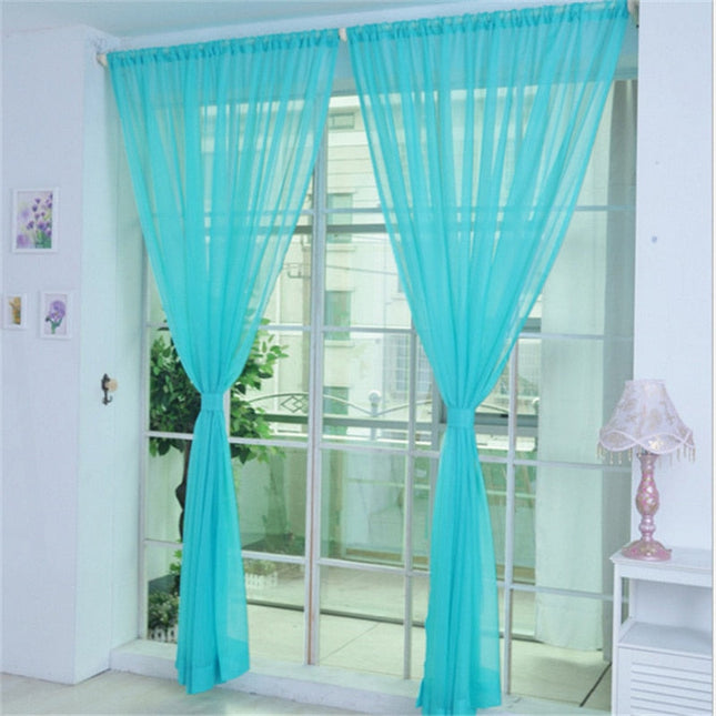 Leichter transparenter Voile Vorhang