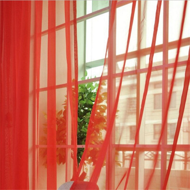 Leichter transparenter Voile Vorhang