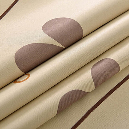 Verdunkelungsvorhang mit abstraktem Blumenmuster