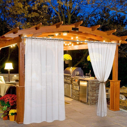 Wasserdichter transparenter Outdoor Vorhang Garten