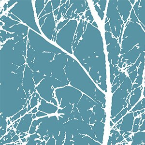 Outdoor-Vorhang Laira mit Zweig-Muster