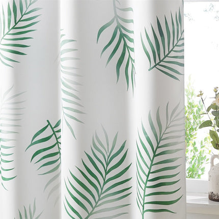 Vorhang Skara mit grünen Palmenblättern