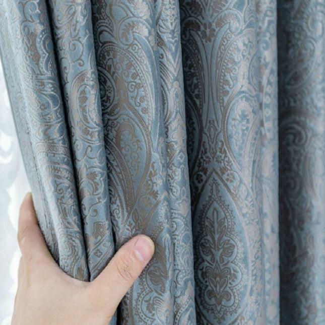 Verdunkelungsvorhang mit elegantem Paisley-Muster