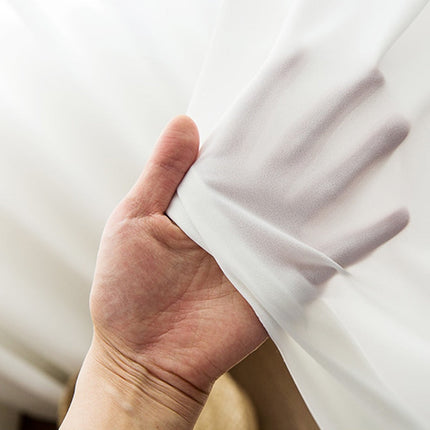 Feiner transparenter Voile-Vorhang für Fenster