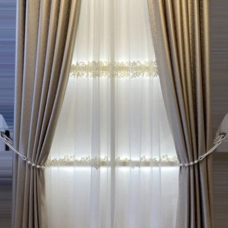 Verdunkelungsvorhang blickdicht mit Glitzer-Effekt