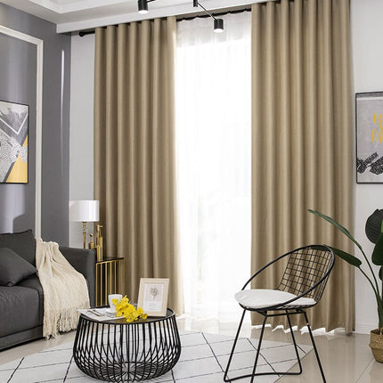 Verdunkelungsvorhang Tungo blickdicht in Braun