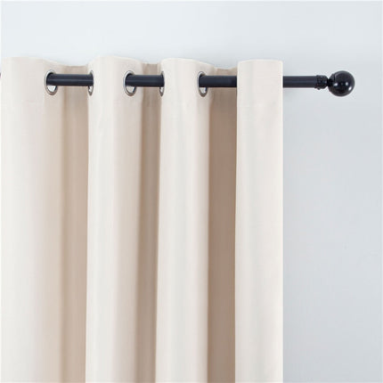 Blickdichter Verdunkelungsvorhang in dezentem Beige