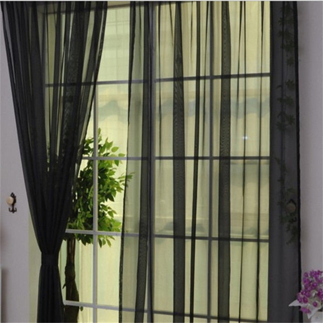 Leichter transparenter Voile Vorhang