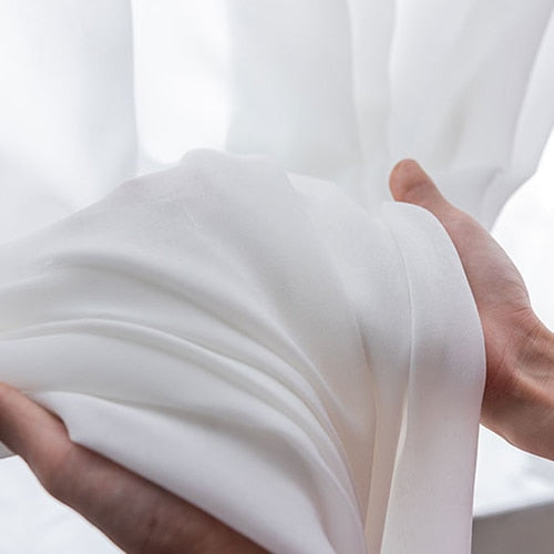 Feiner transparenter Voile-Vorhang für Fenster