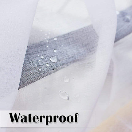 Transparente Outdoor Gardine für Balkon