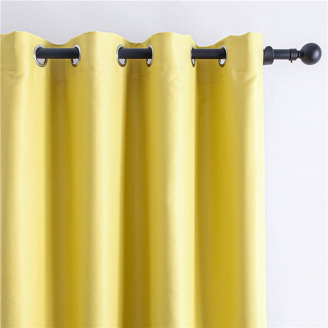 Verdunkelungsvorhang blickdicht in Gelb