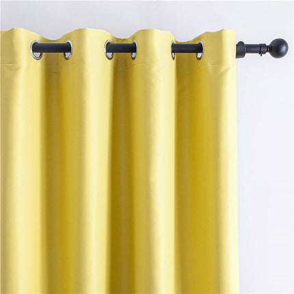 Verdunkelungsvorhang blickdicht in Gelb