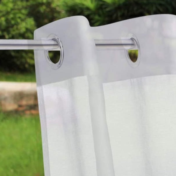 Transparente Outdoor Gardine für Balkon