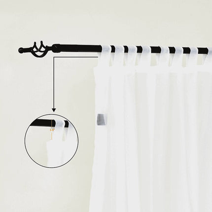 Transparente Outdoor Gardine für Balkon