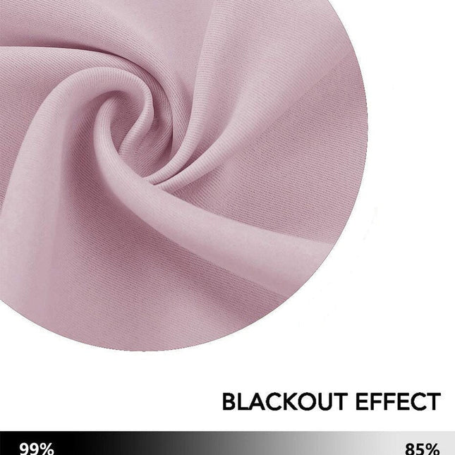 Weißer Thermo Verdunkelungsvorhang mit Ösen