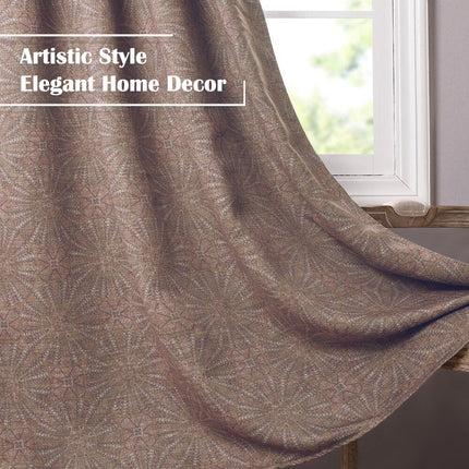 Verdunkelungsvorhang mit geometrischem Muster