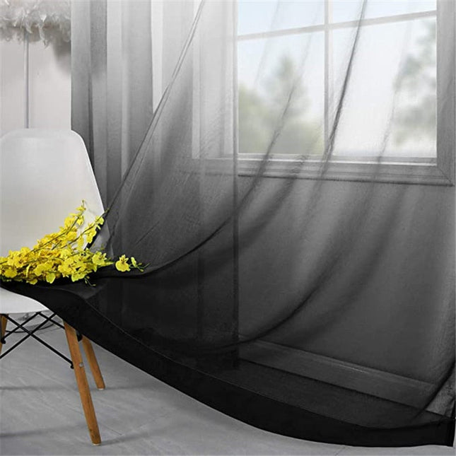 Moderne Gardine mit sanftem Farbverlauf