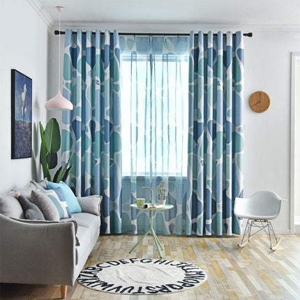 Moderner Verdunkelungsvorhang mit abstraktem Muster