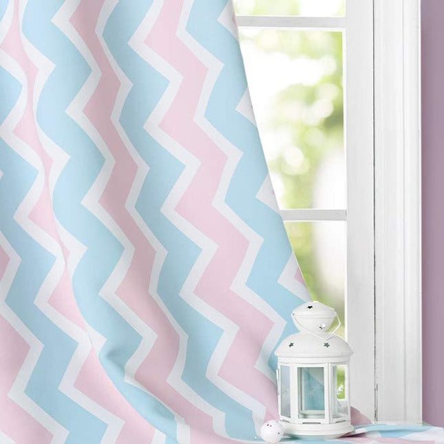 Kinderzimmer Vorhang Elsina mit Chevron-Muster