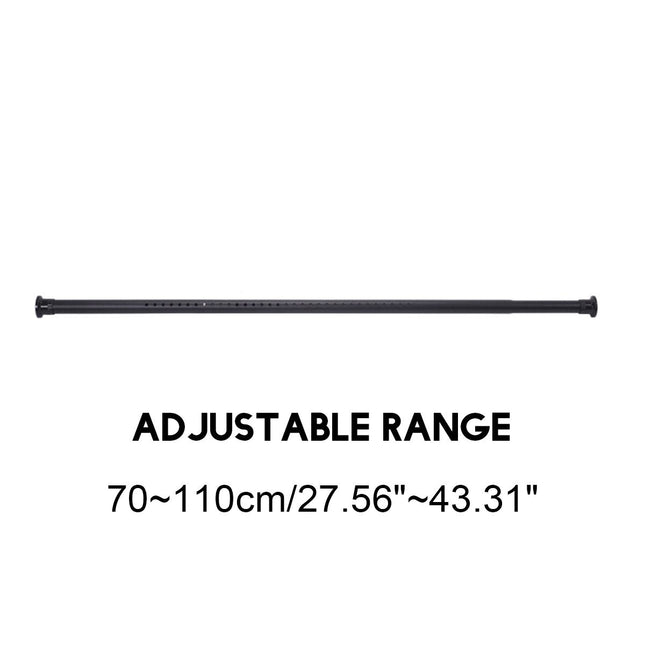 Ausziehbare Gardinenstange als Teleskopstange