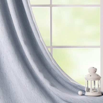 Blickdichter Vorhang in eleganter Leinenoptik