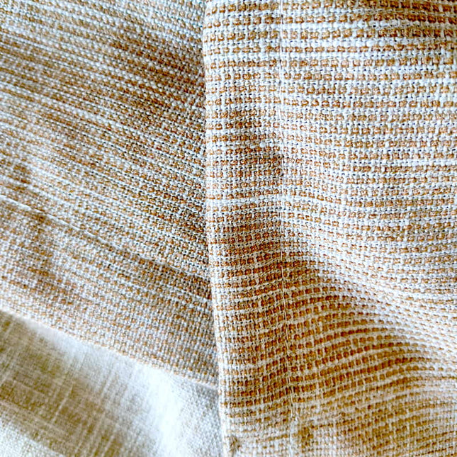 Zweifarbiger Vorhang in Beige und Braun