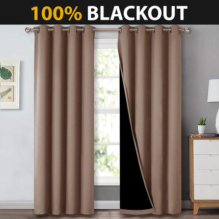 Isolierender Thermovorhang blickdicht mit Ösen