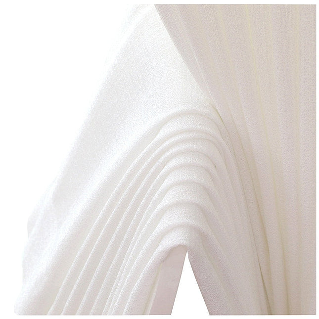 Schlichter transparenter Voile-Vorhang in Weiß