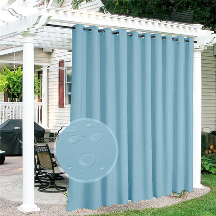 Outdoor Vorhang wetterfest in Himmelblau