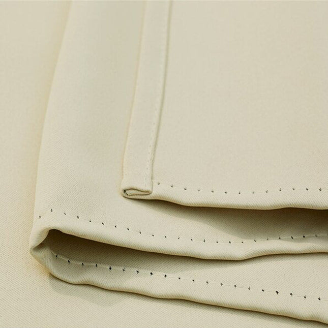 Outdoor-Vorhang Atono Cremefarben wasserabweisend