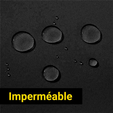 Wetterfester Outdoor Vorhang in Schwarz