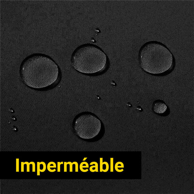 Wetterfester Outdoor Vorhang in Schwarz