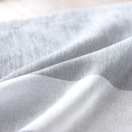 Gardine mit vertikalen Streifen Grau