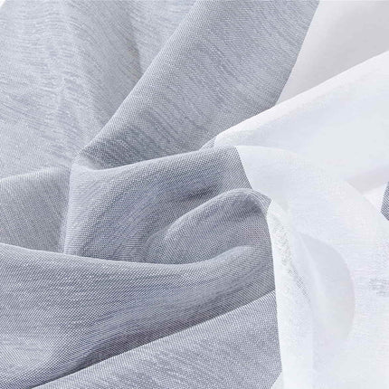 Gardine mit vertikalen Streifen Grau