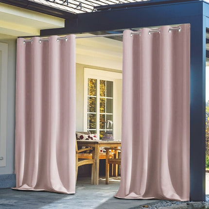 Outdoor-Vorhang mit Ösen für den Balkon