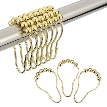 Gardinenringe mit Haken und Rollen