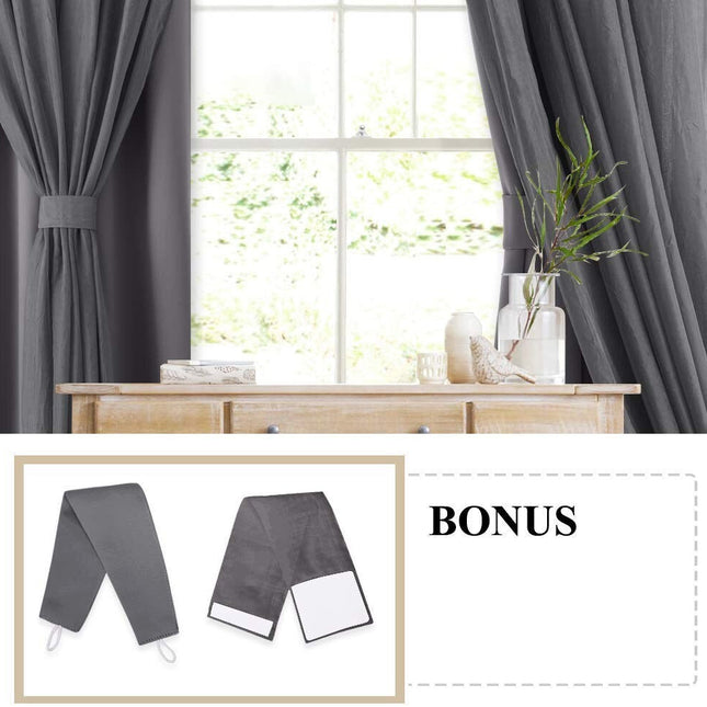 Doppellagiger Verdunkelungsvorhang mit Voile