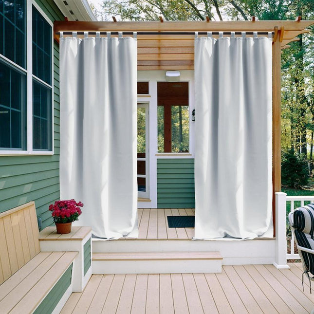 Outdoor Vorhang Foinia mit Schlaufen