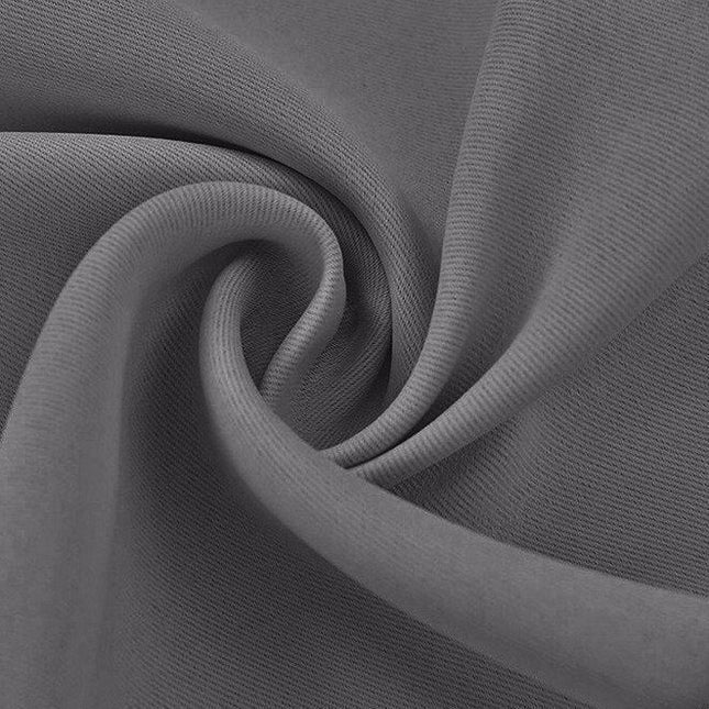 Verdunkelungsvorhang blickdicht in Grau Meliert