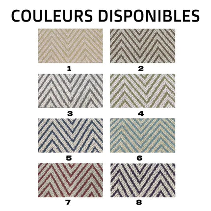 Verdunkelungsvorhang Dunkelgrau mit Fischgrätmuster