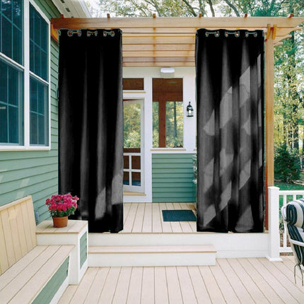 Wetterfester Außenvorhang als Sichtschutz