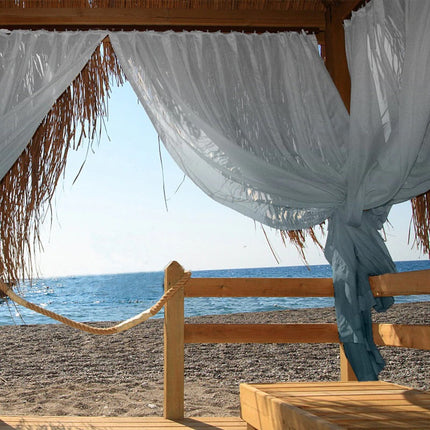 Leichter Outdoor-Vorhang Niaouli mit Farbverlauf