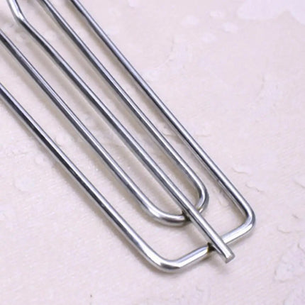 Faltenlegehaken für Gardinen aus Metall